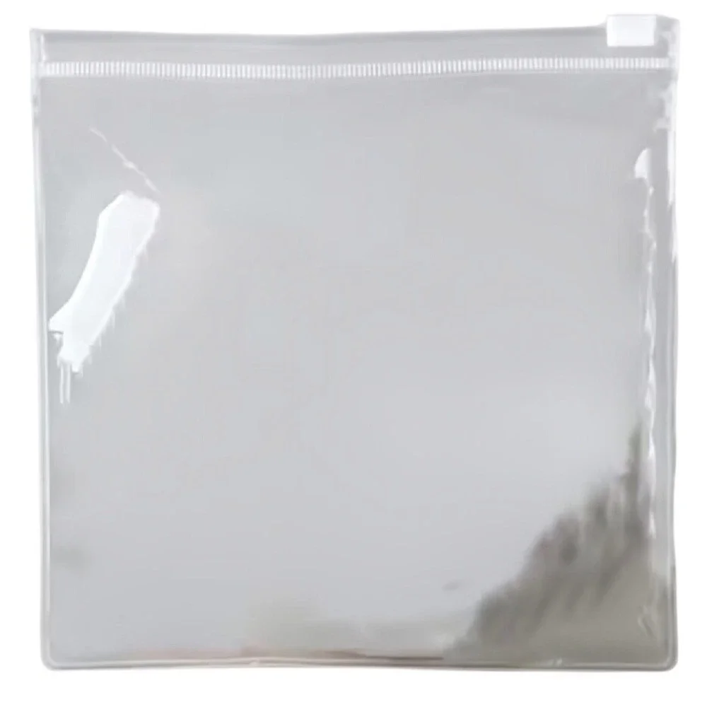158 Clear PVC Slider Zip Packaging Bags 4.5